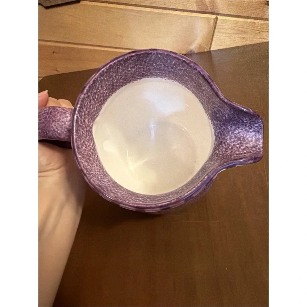 Gatesware By Laurie Gates Purple Pitcher Hydrangeas Microwave Safe